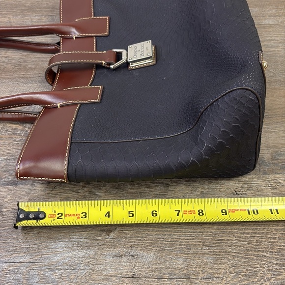 Dooney & Bourke Leather Logo Lock Shoulder Bag - Picture 14 of 16